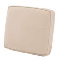 Classic Accessories Montlake FadeSafe Patio Lounge Back Cushion - 4" Thick - Heavy Duty Outdoor Patio Cushion with Water Resistant Backing, Antique Beige, 19" W x 20H x 4T (62-047-BEIGE-EC)