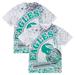 Men's Mitchell & Ness White Philadelphia Eagles Team Burst Sublimated T-Shirt