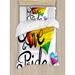 East Urban Home Pride Vibrant Big & Little Hearts Gay Lesbian Transsexual Romantic Love & Pride Duvet Cover Set Microfiber | Wayfair