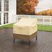 The Twillery Co.® Paulding Patio Furniture Cover for Outdoor Lounge Chairs in Black/Brown | 30 H x 30 W x 35 D in | Wayfair