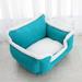 Tucker Murphy Pet™ Dog Kennel Removable Pet Kennel Soft Dog Kennel Comfortable Pet Kennel Cotton in Green/Blue/White | 8 H x 22 W x 18 D in | Wayfair