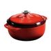 Lodge Enameled Cast Iron Dutch Oven Non Stick/Enameled Cast Iron/Cast Iron in Red | 6 qt | Wayfair EC6D43