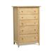 Copeland Furniture Sarah 5 Drawer Chest Wood in Brown | Wayfair 2-SRH-51-33