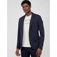 Armani Exchange Single Breasted Blazer - Navy, Navy, Size S, Men