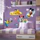 3D Cartoon Mickey Minnie Wall Stickers For Kids Room Bedroom Wall Decoration Door Sticker gifts