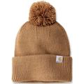 Carhartt Knit Pom-Pom Cuffed Mütze, braun