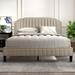 EleganceRest Linen Bliss Upholstered Bed