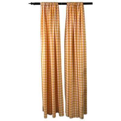 High-Quality 58x96 Inch Polyester Gingham Checkered Backdrop for Decor - Pack of 2 - 58" x 96"