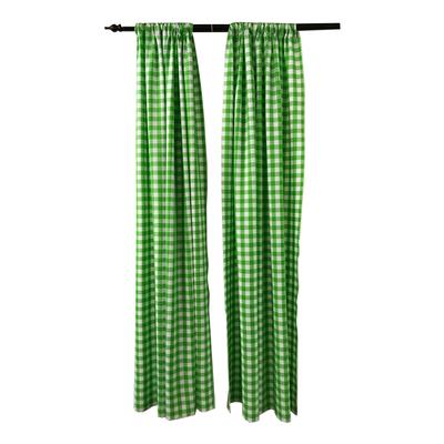 High-Quality 58x96 Inch Polyester Gingham Checkered Backdrop for Decor - Pack of 2 - 58" x 96"