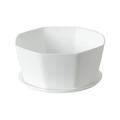 Wefuesd Plastic Plant Pots For Plants With Saucers Indoor Set Of 1 Plastic Planters Modern Flower Pot With Hole For All House Plants Herbs Flowers Flower Pots Garden Decor Live Plants