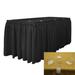 Polyester Poplin Table Skirt with L-Clips