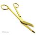 KUTZ 5.5 (14 cm) Gold Plated Bandage Scissors| Angled Tips | Safe and Precise Bandage Removal Scissors