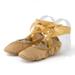 LYCAQL Children Dance Shoes Strap Ballet Shoes Toes Indoor Yoga Training Shoes Baby Shoes Size 2 Girls Shoes (Khaki 1 Big Kids)