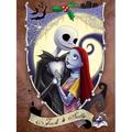 5D DIY The Nightmare Before Christmas Diamond Painting by Number Kit for Adult Full Drill Crystal Rhinestone Embroidery Cross Stitch Diamond Embroidery Dotz Kit for Home Wall Decor