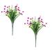 Meuva 2PC Artificial Flower Latex Real Bridal Wedding Bouquet Home Decoration Flowers Flores Artificiales Poinsettias Artificial Christmas Flowers Artificial Flower Vase Artificial Flower Packs