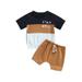 Sunisery Toddler Baby Boys Clothes Letter Crewneck Sweatshirt Pullover Top Long Pant Jogger 2Pcs Infant Outfits