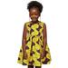 Toddler K ids B aby Girls African Dashiki Traditional Style Sleeveless Round Neck Dress Ankara Princess Dresses Outfits Girl K ids Dresses Lace Dress for Bridesmaid