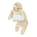 Sunisery Baby Boy Winter Clothes Long Sleeve Hoodie Sweatshirt Top Drawstring Pants Sweatsuit Little Boy Outfit