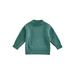 Sunisery Toddler Baby Girl Fall Winter Outfit Knit Pullover Sweater Crewneck Oversized Sweatshirt Baby Warm Clothes