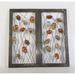 TWG Molly The Poppies Flower Inspiration Metal Wall Decor - Twin Pack