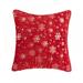 2PCS Christmas Pillowcase Snowflakes Pattern Throw Pillow Covers Xmas Decorative Farmhouse Pillowcase Home Decor