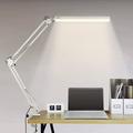 LED Desk Lamp with Clamp Architect Desk Lamp with Light and Adjustable Swing Arm Light Modern Desk Light for Dorm Home Office
