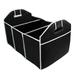 Car Storage Box Nonwoven Car Trunk Storage Bag Folding Storage Bag Tool Bag Car Storage Box (Black Random Style Handle)