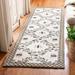 chelsea collection runner rug - 2 6 x 6 ivory & light blue hand-hooked french country wool ideal for high traffic areas in living room bedroom (hk55g)