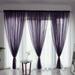 Wefuesd Shower Curtain Blackout Curtains For Bedroom Leaves Sheer Curtain Tulle Window Treatment Voile Drape Valance 1 Panel Fabric Multi-Color M