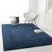 august collection 6 7 square navy aug900n solid 1.2-inch thick area rug