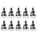 10pcs Mini Santa Hat Christmas Lollipop Candy Hats Doll Mini Hat Xmas Decoration