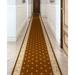 Well Woven Custom Size Hallway Stair Runner Apollo Fleur De Lis Brown (31 x 40 Runner) Rug