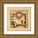 Olson Charlene 26x26 Gold Ornate Wood Framed with Double Matting Museum Art Print Titled - Art Deco Bath I