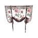 Bathroom Rod Window Kitchen Voile Sheer Curtain Roman Floral Liftable Home Textiles Midnight Curtains Window Curtains for Bathroom Thick Linen Curtains Lined Drapes 84 Inches Long Curtains for Bedroom