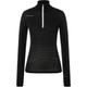 Kaikkialla Damen Sara Half Zip Longsleeve (Größe L, schwarz)