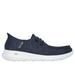 Skechers Men's Slip-ins: GO WALK Max - Free Hands Sneaker | Size 9.5 | Navy | Textile/Synthetic | Machine Washable