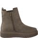 Jana Damen Chelsea Boots Winter Flach Weite H Mehrweite, Braun (Stone), 36 EU