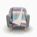 Bungalow Rose Tapestry Reverse Sherpa Blanket Sherpa in Pink/Gray/White | 80 H x 60 W in | Wayfair 9A9FFDE8D0BA46ECB89BDE54B792D116