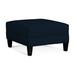 Braxton Culler Alexa 30" Wide Square Standard Ottoman Polyester in Black | 19 H x 30 W x 30 D in | Wayfair 768-009/0805-61/BLACK