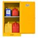 Sandusky Cabinets Counter Height Paint and Ink 44" H x 23" W x 18" D Safety Cabinet Steel in Gray/Yellow | 44 H x 23 W x 18 D in | Wayfair SC16F-P