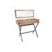 East Urban Home Kahnah Dressing Table w/ Mirror Wood in Black | 54.7 H x 39.4 W x 19.7 D in | Wayfair 1B2F09E2735B4B70917B5DEF5B33ECFA