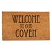 The Holiday Aisle® Harkaran Outdoor Doormat Coir in Brown/Orange | 30 H x 18 W x 0.75 D in | Wayfair 6F7FA58B886B4ED4A06E12E9BE05653C