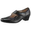 Spangenpumps ARA "CATANIA", Damen, Gr. 8,5 (42,5), schwarz, Glattleder, elegant, Schuhe, mit Klettriemchen, Topseller