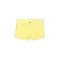 Rag & Bone/JEAN Denim Shorts - Mid/Reg Rise: Yellow Bottoms - Women's Size 28 - Stonewash
