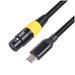 USB C to XLR Female Cable Type C Male to 3 Pin XLR Female Microphone Cable Connector Computer Audio Data Cable 2 Meters