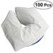 BESTONZON 100Pcs Disposable Massage Face Cradle Cover Non-Sticking Face Rest Covers