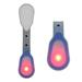 LED Clip On Flashlight Silicone Night Light Backpack Light Pocket Work Light Warning Light For Outdoor Night Running Sports