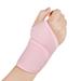 Aoanydony Adjustable Wristband Gym Training Hand Wrist Twine Carpal Sport Protector Compression Self-adhesive Brace for Fitness Pink