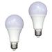 OUSITAID Motion Sensor Light Bulbs 15W Motion Activated Dusk to Dawn Security Light Bulb Outdoor/Indoor for Front Door Porch Garage Basement Hallway Closet(2 Pack)