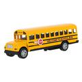 Bus School Kids Car Pull Toys Cars Vehicle Yellow Push Alloy Model Vehicles Diecast Go Friction Toddlers Inertia